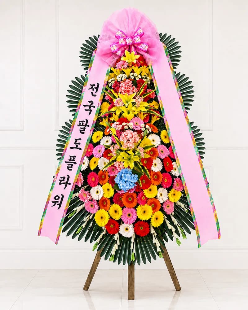 축하화환 3단 스탠드